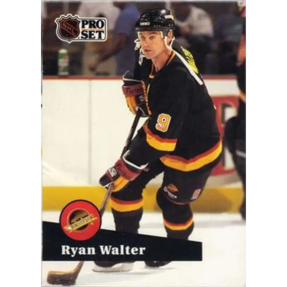 1991-92 Pro Set #504 Ryan Walter NM-MT Vancouver Canucks Hockey Card - Hockey Card Single