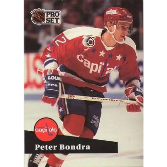 1991-92 Pro Set #511 Peter Bondra NM-MT Washington Capitals Hockey Card - Hockey Card Single