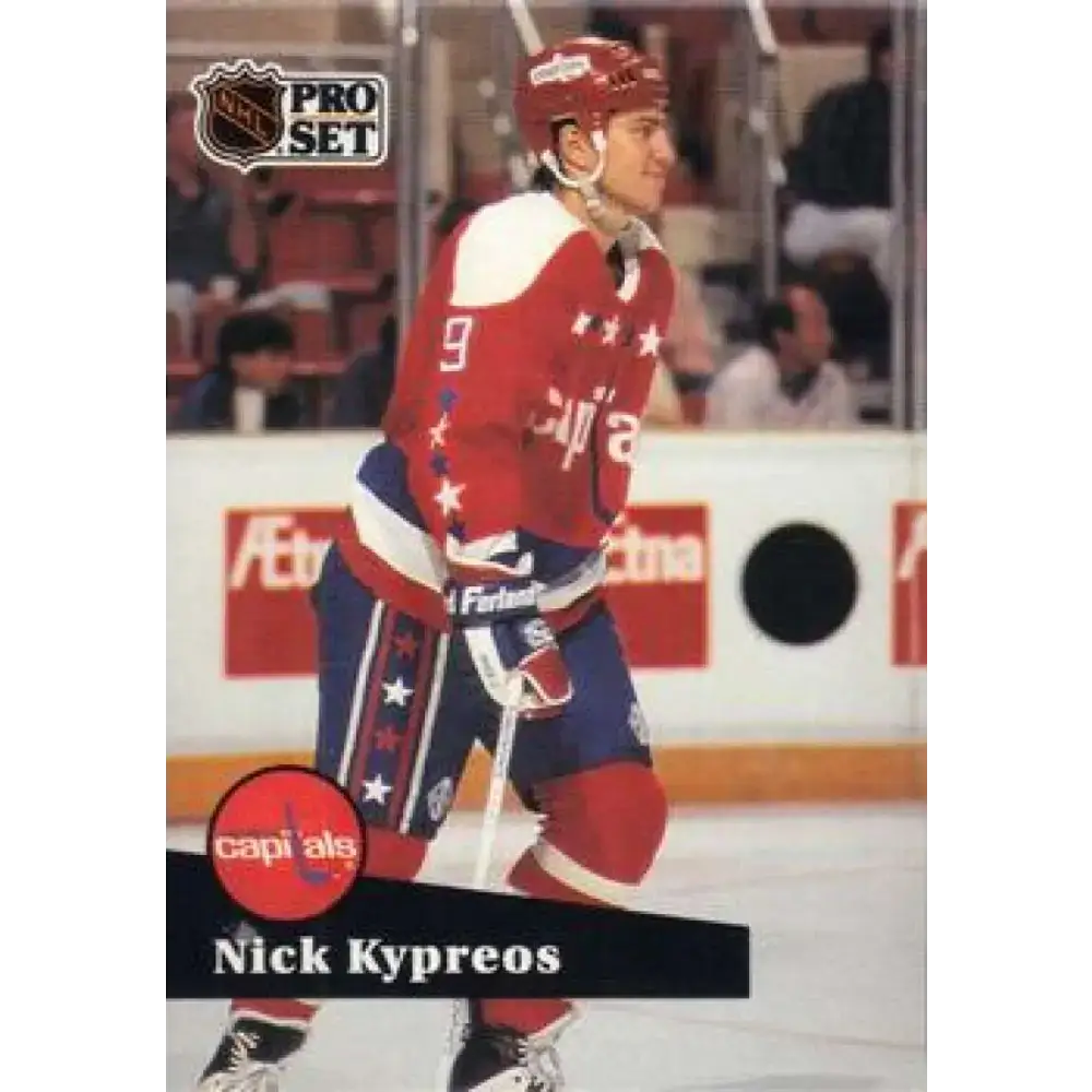 1991-92 Pro Set #513 Nick Kypreos NM-MT Washington Capitals Hockey Card - Hockey Card Single