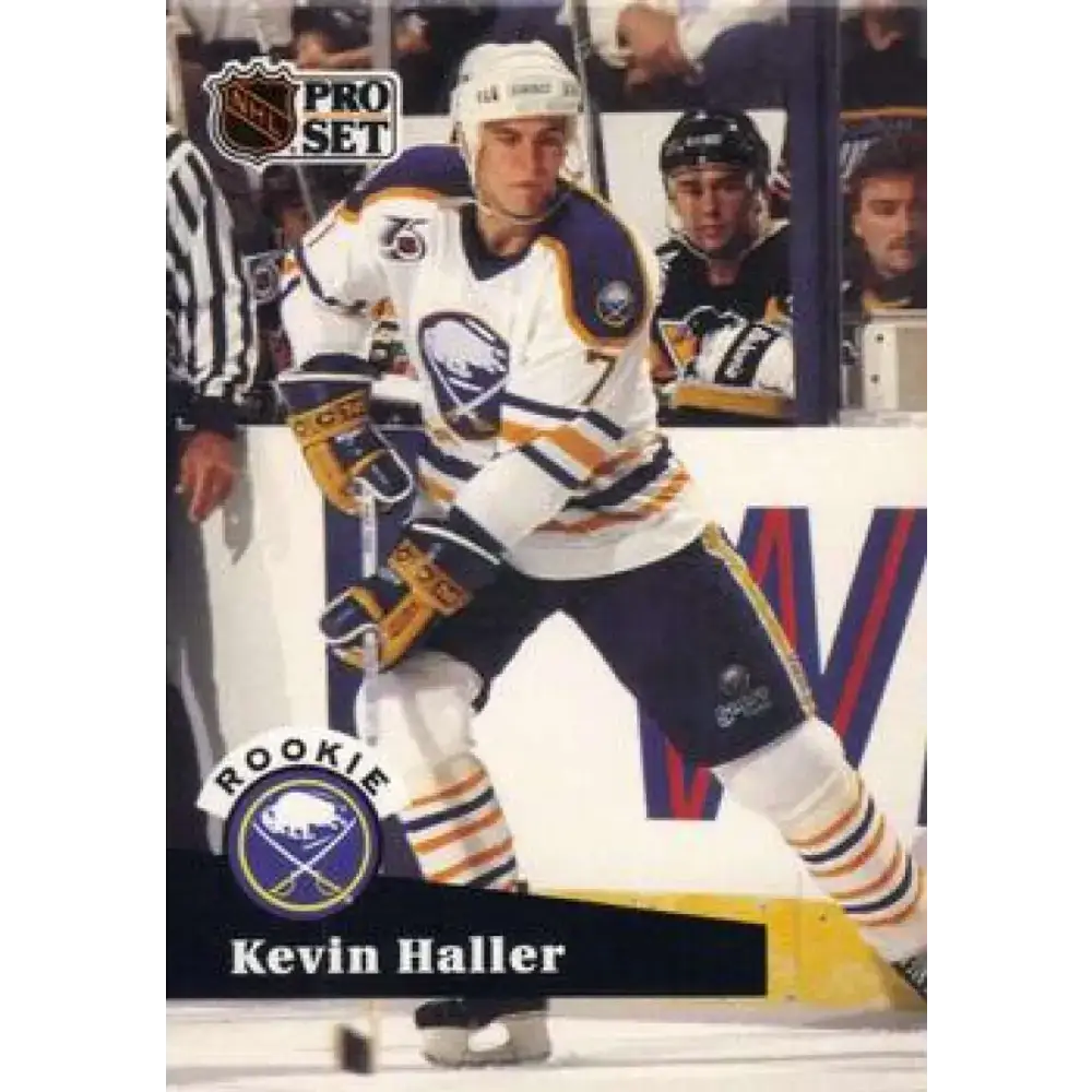 1991-92 Pro Set #525 Kevin Haller NM-MT RC Rookie Buffalo Sabres Hockey Card - Hockey Card Single