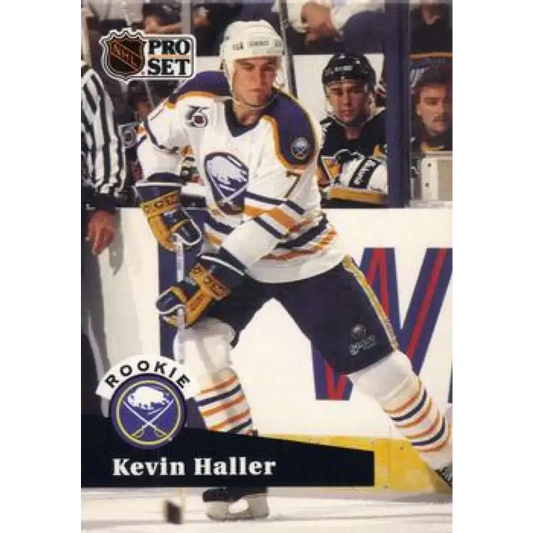 1991-92 Pro Set #525 Kevin Haller NM-MT RC Rookie Buffalo Sabres Hockey Card - Hockey Card Single