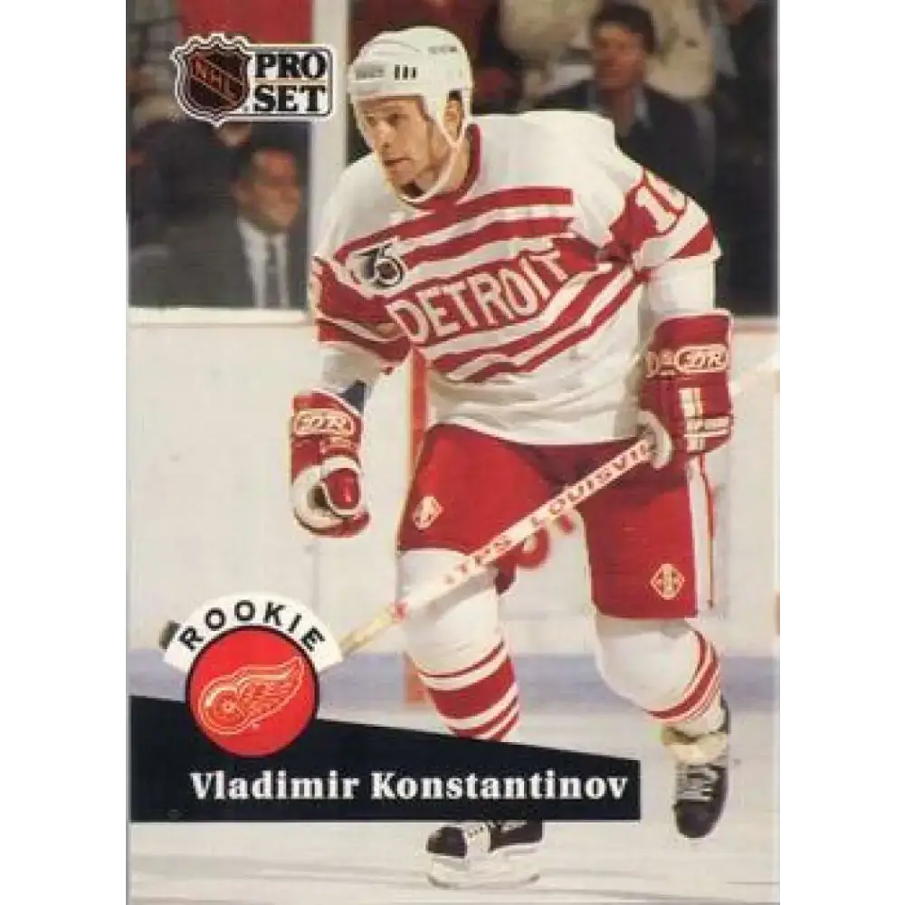 1991-92 Pro Set #533 Vladimir Konstantinov NM-MT RC Rookie Detroit Red Wings Hockey Card - Hockey Card Single