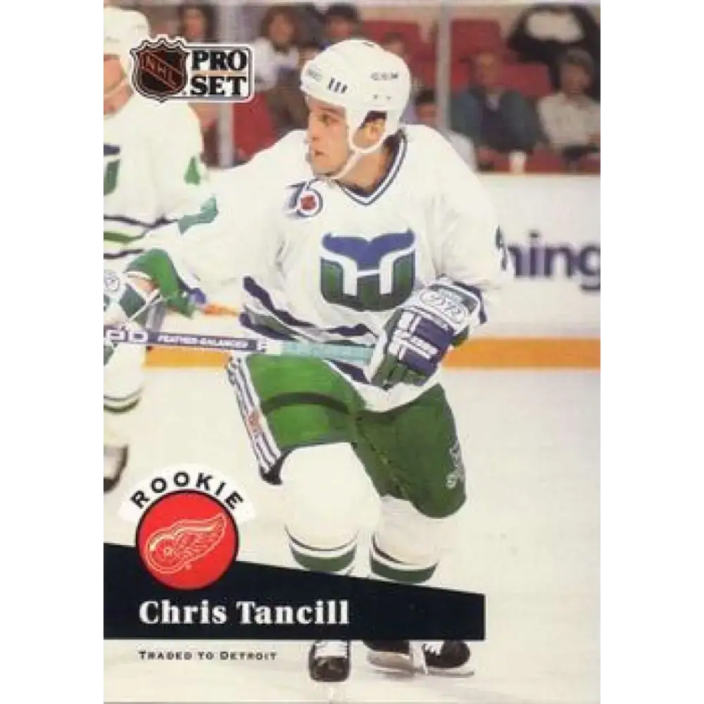 1991-92 Pro Set #539 Chris Tancill NM-MT RC Rookie Hartford Whalers Hockey Card - Hockey Card Single