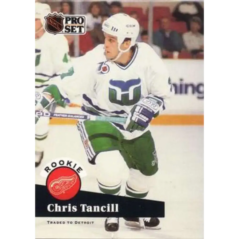 1991-92 Pro Set #539 Chris Tancill NM-MT RC Rookie Hartford Whalers Hockey Card - Hockey Card Single