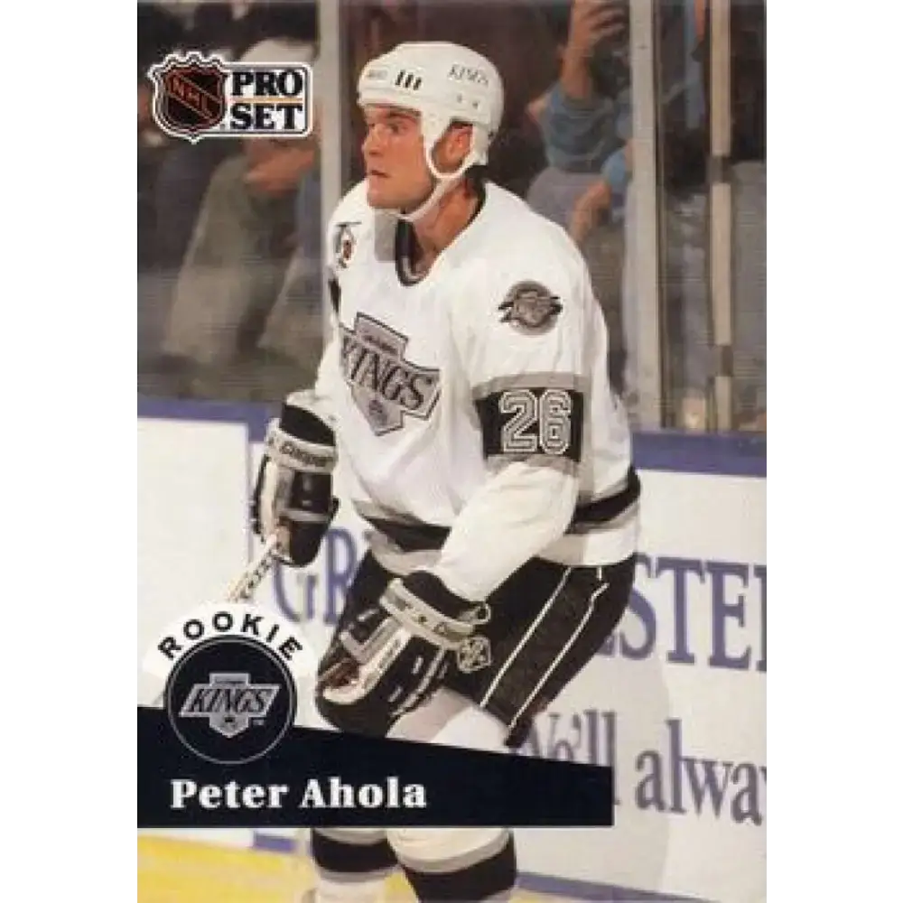 1991-92 Pro Set #540 Peter Ahola NM-MT RC Rookie Los Angeles Kings Hockey Card - Hockey Card Single
