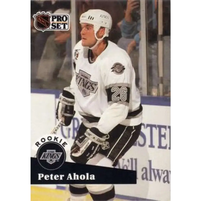 1991-92 Pro Set #540 Peter Ahola NM-MT RC Rookie Los Angeles Kings Hockey Card - Hockey Card Single