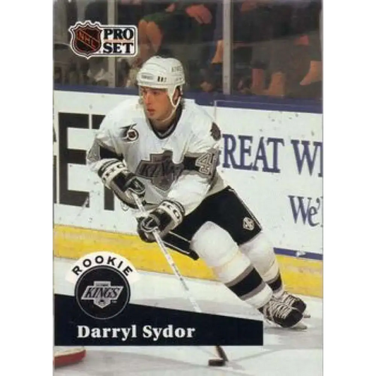 1991-92 Pro Set #542 Darryl Sydor NM-MT Los Angeles Kings Hockey Card - Hockey Card Single