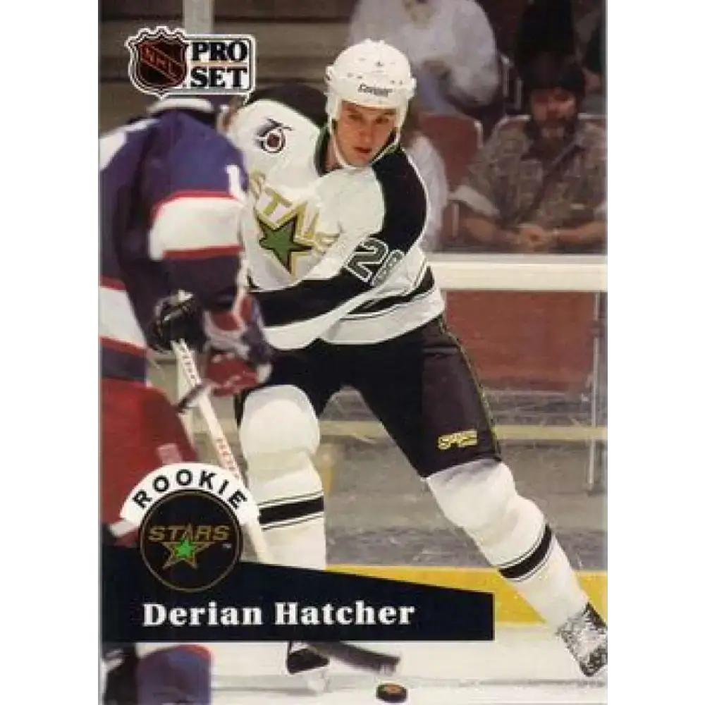 1991-92 Pro Set #543 Derian Hatcher NM-MT Minnesota North Stars Hockey Card - Hockey Card Single