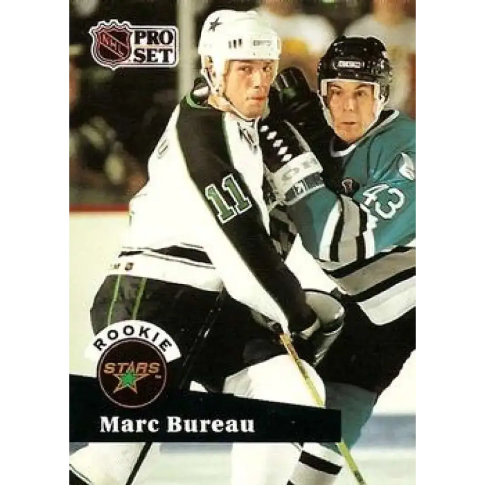 1991-92 Pro Set #544 Marc Bureau NM-MT Minnesota North Stars Hockey Card - Hockey Card Single