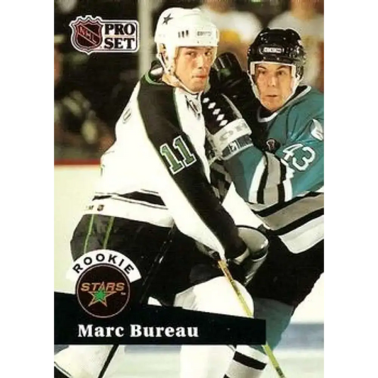 1991-92 Pro Set #544 Marc Bureau NM-MT Minnesota North Stars Hockey Card - Hockey Card Single
