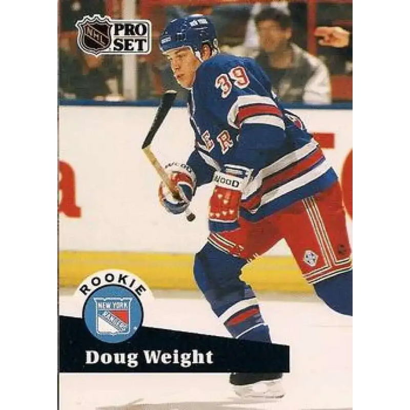 1991-92 Pro Set #549 Doug Weight NM-MT RC Rookie New York Rangers Hockey Card - Hockey Card Single