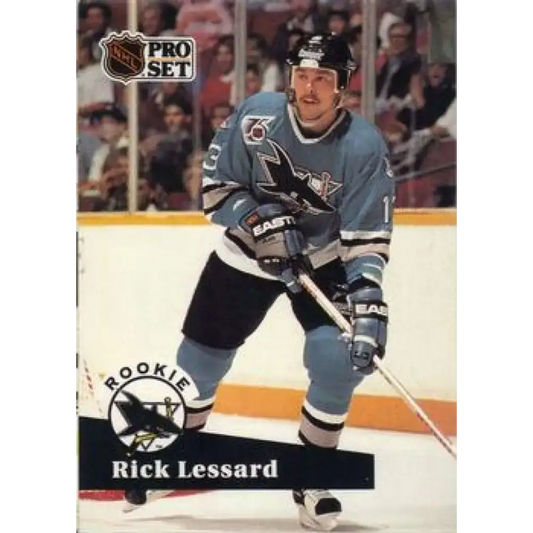 1991-92 Pro Set #560 Rick Lessard NM-MT San Jose Sharks Hockey Card - Hockey Card Single