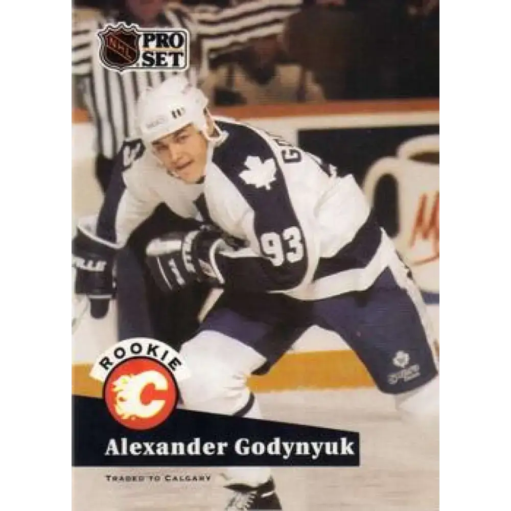 1991-92 Pro Set #563 Alexander Godynyuk NM-MT Toronto Maple Leafs Hockey Card - Hockey Card Single