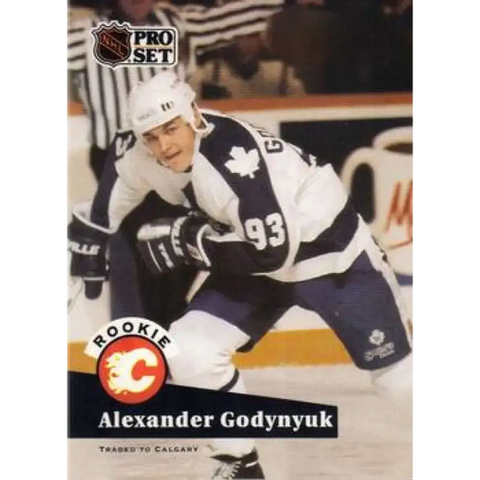 1991-92 Pro Set #563 Alexander Godynyuk NM-MT Toronto Maple Leafs Hockey Card - Hockey Card Single