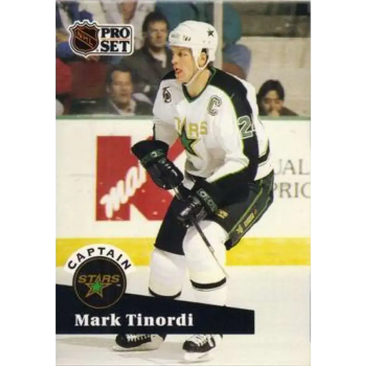 1991-92 Pro Set #575 Mark Tinordi NM-MT Minnesota North Stars Hockey Card - Hockey Card Single