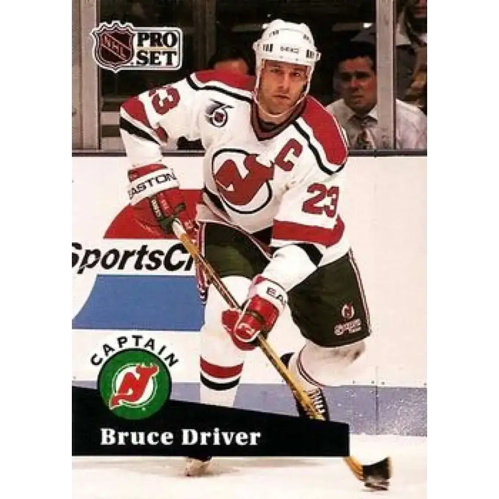 1991-92 Pro Set #577 Bruce Driver NM-MT New Jersey Devils Hockey Card - Hockey Card Single