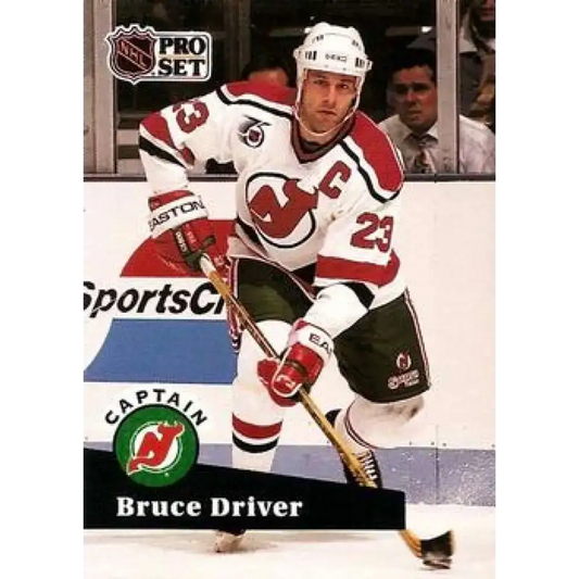 1991-92 Pro Set #577 Bruce Driver NM-MT New Jersey Devils Hockey Card - Hockey Card Single