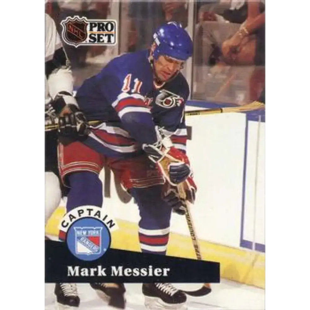 1991-92 Pro Set #579 Mark Messier NM-MT New York Rangers Hockey Card - Hockey Card Single