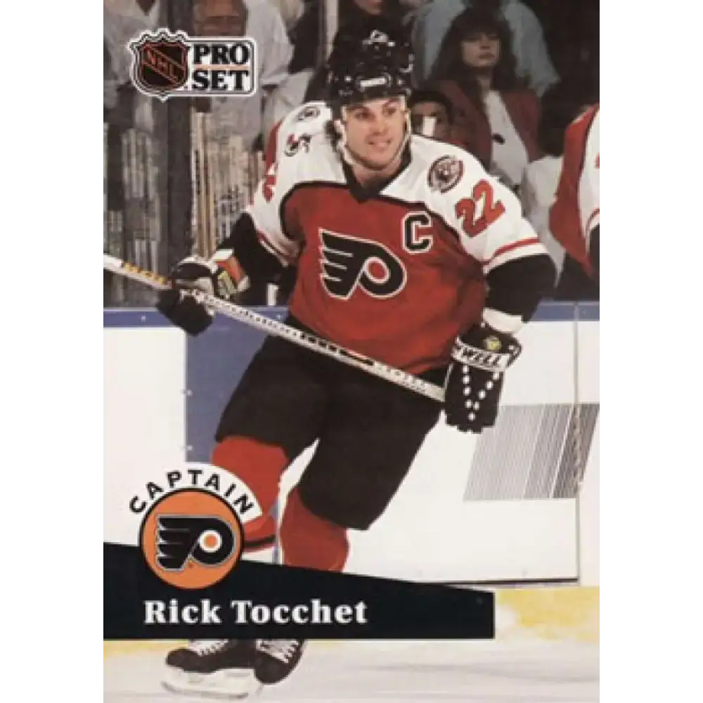 1991-92 Pro Set #580 Rick Tocchet NM-MT Philadelphia Flyers Hockey Card - Hockey Card Single