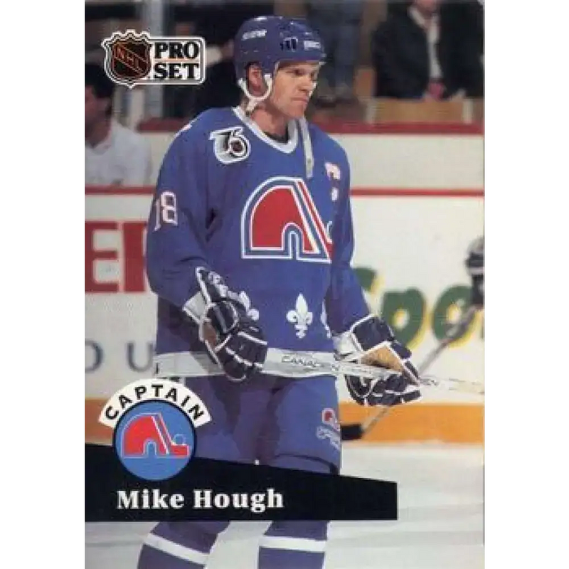 1991-92 Pro Set #582 Mike Hough NM-MT Quebec Nordiques Hockey Card - Hockey Card Single