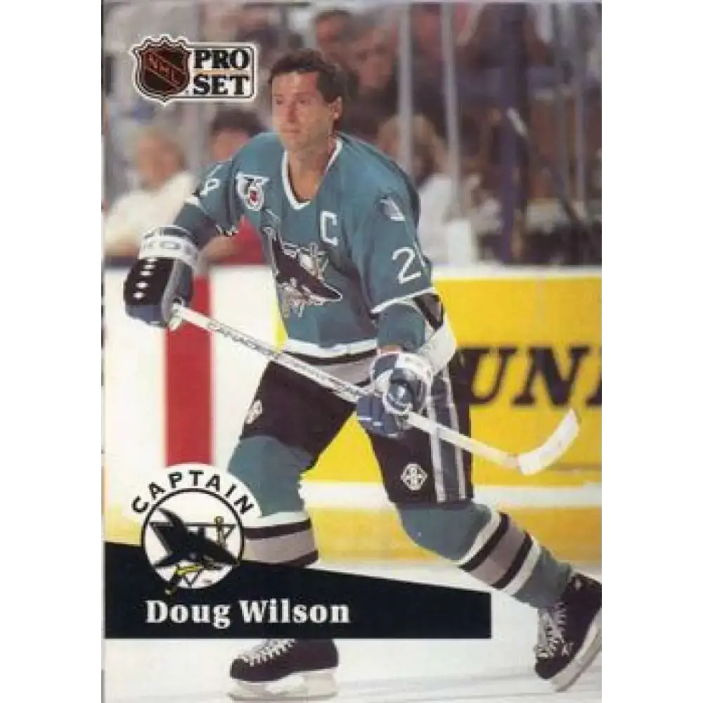 1991-92 Pro Set #584 Doug Wilson NM-MT San Jose Sharks Hockey Card - Hockey Card Single