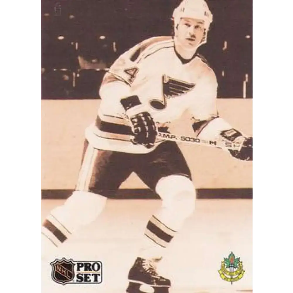1991-92 Pro Set #597 Bernie Federko NM-MT St. Louis Blues Hockey Card - Hockey Card Single
