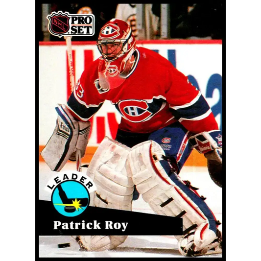1991-92 Pro Set #599 Patrick Roy LL NM-MT Montreal Canadiens Hockey Card - Hockey Card Single