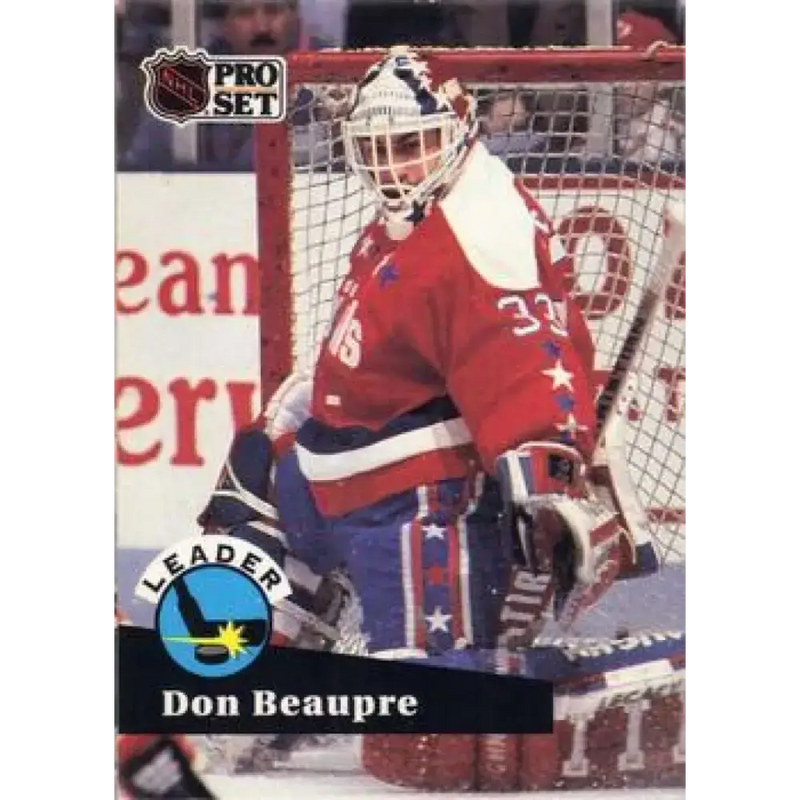1991-92 Pro Set #601 Don Beaupre LL NM-MT Washington Capitals Hockey Card - Hockey Card Single