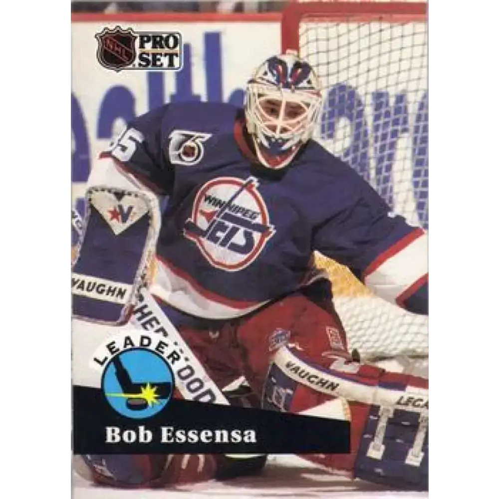 1991-92 Pro Set #602 Bob Essensa LL NM-MT Winnipeg Jets Hockey Card - Hockey Card Single