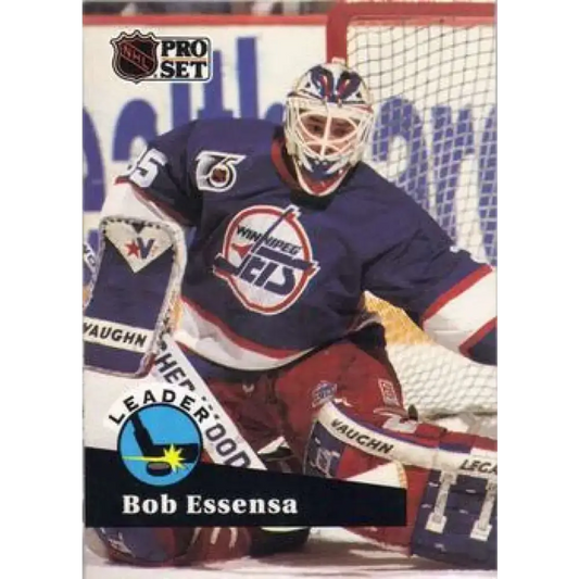 1991-92 Pro Set #602 Bob Essensa LL NM-MT Winnipeg Jets Hockey Card - Hockey Card Single