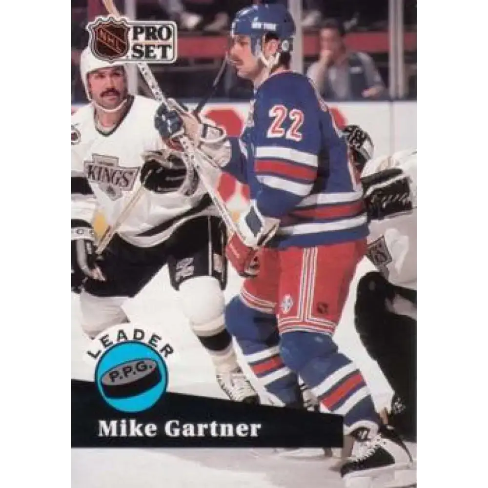 1991-92 Pro Set #604 Mike Gartner LL NM-MT New York Rangers Hockey Card - Hockey Card Single