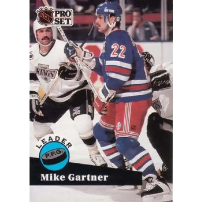 1991-92 Pro Set #604 Mike Gartner LL NM-MT New York Rangers Hockey Card - Hockey Card Single