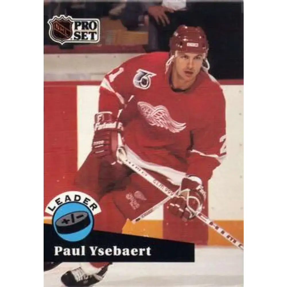 1991-92 Pro Set #608 Paul Ysebaert LL NM-MT Detroit Red Wings Hockey Card - Hockey Card Single