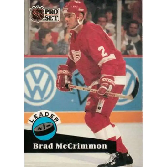 1991-92 Pro Set #609 Brad McCrimmon LL NM-MT Detroit Red Wings Hockey Card - Hockey Card Single