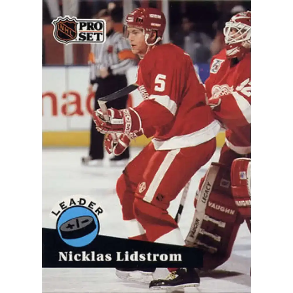 1991-92 Pro Set #610 Nicklas Lidstrom LL NM-MT Detroit Red Wings Hockey Card - Hockey Card Single