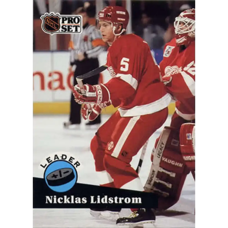 1991-92 Pro Set #610 Nicklas Lidstrom LL NM-MT Detroit Red Wings Hockey Card - Hockey Card Single