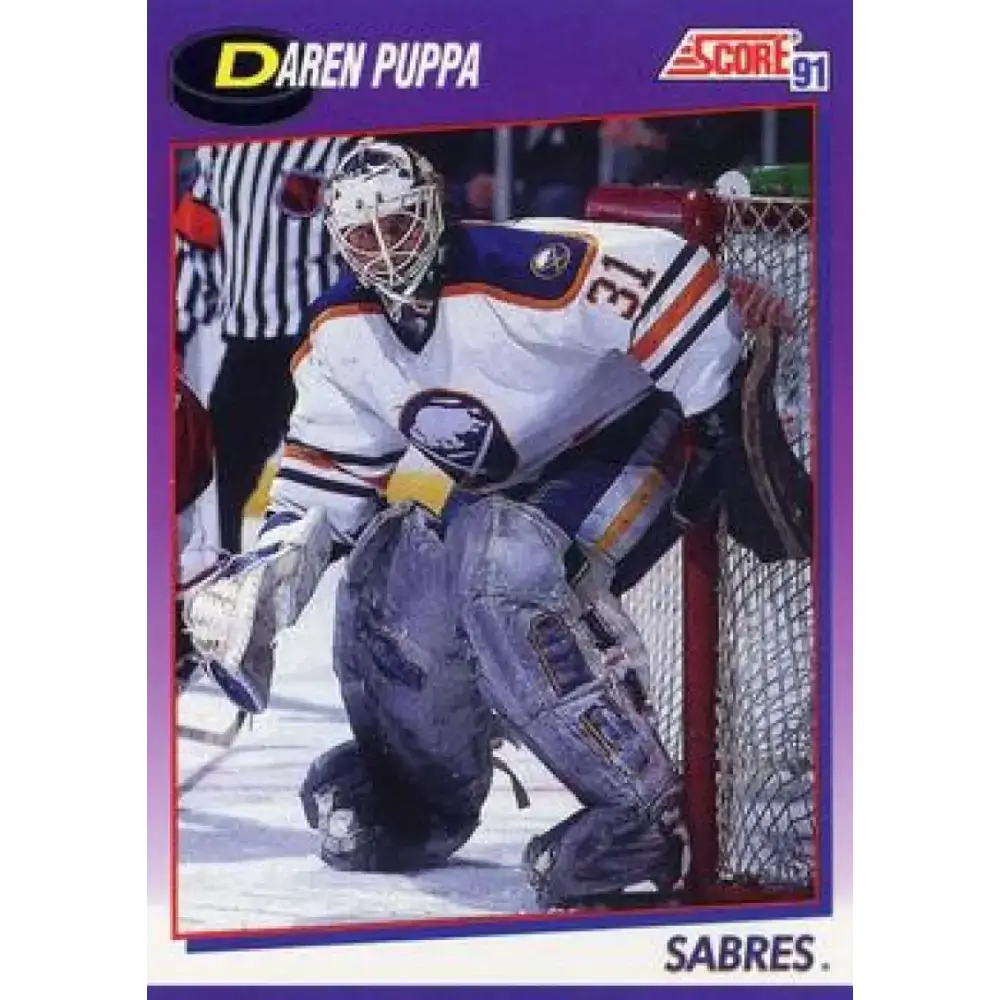 1991-92 Score American #106 Daren Puppa NM-MT Montreal Canadiens Hockey Card - Hockey Card Single