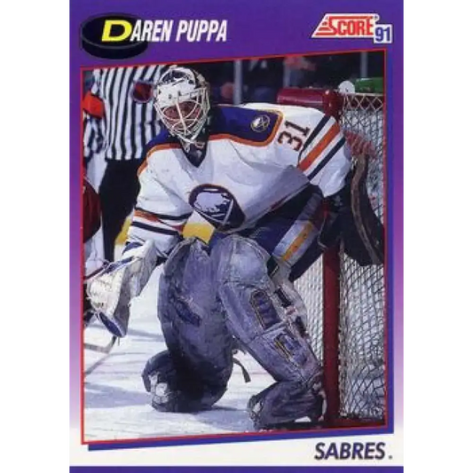 1991-92 Score American #106 Daren Puppa NM-MT Montreal Canadiens Hockey Card - Hockey Card Single