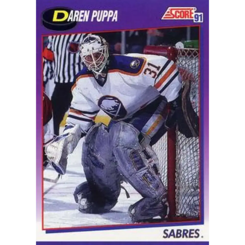1991-92 Score American #106 Daren Puppa NM-MT Montreal Canadiens Hockey Card - Hockey Card Single