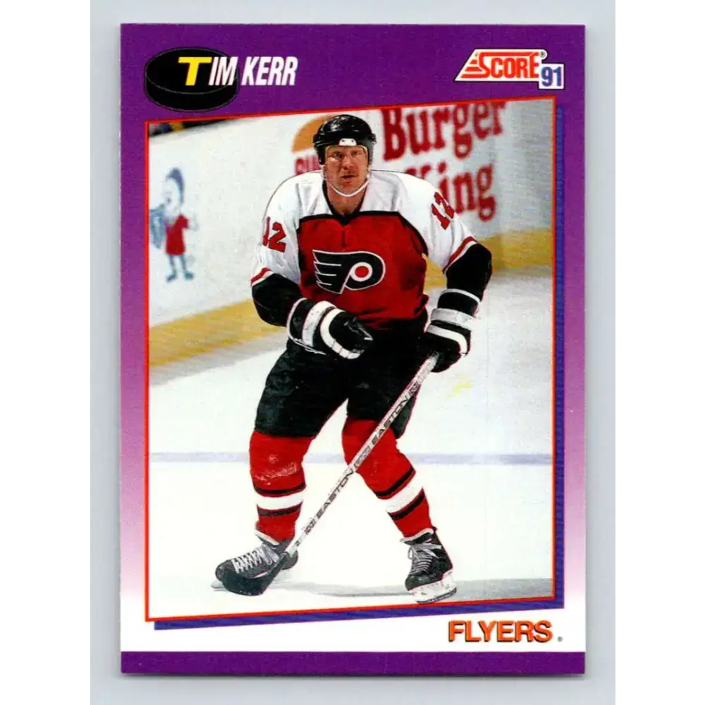 1991-92 Score American #108 Tim Kerr NM-MT Philadelphia Flyers Hockey Card - Hockey Card Single