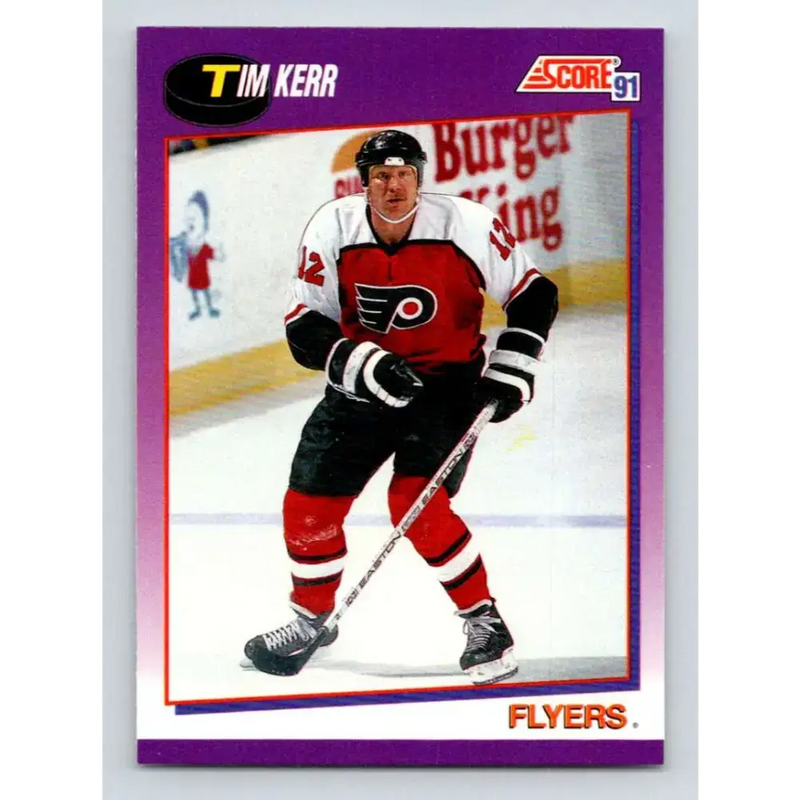 1991-92 Score American #108 Tim Kerr NM-MT Philadelphia Flyers Hockey Card - Hockey Card Single