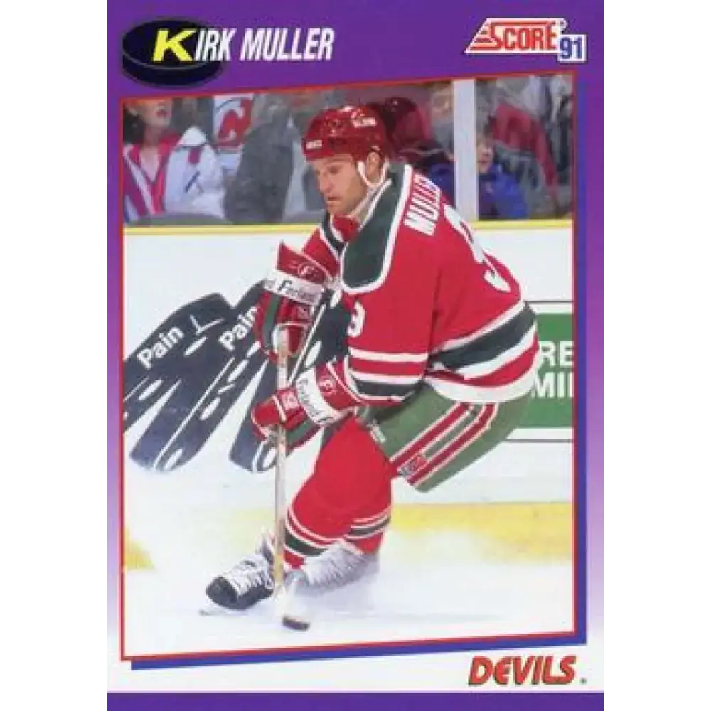 1991-92 Score American #110 Kirk Muller NM-MT New Jersey Devils Hockey Card