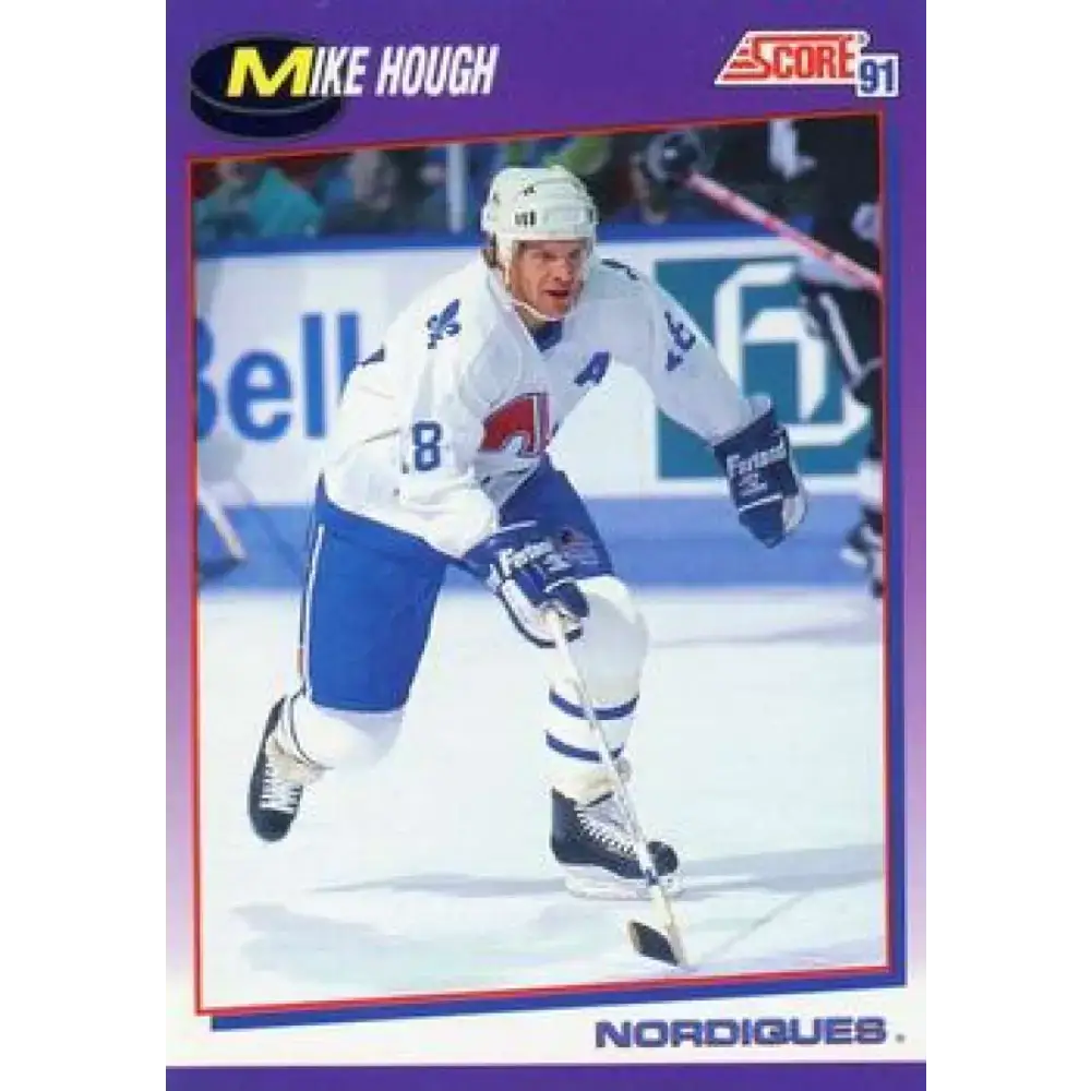 1991-92 Score American #112 Mike Hough NM-MT Quebec Nordiques Hockey Card - Hockey Card Single