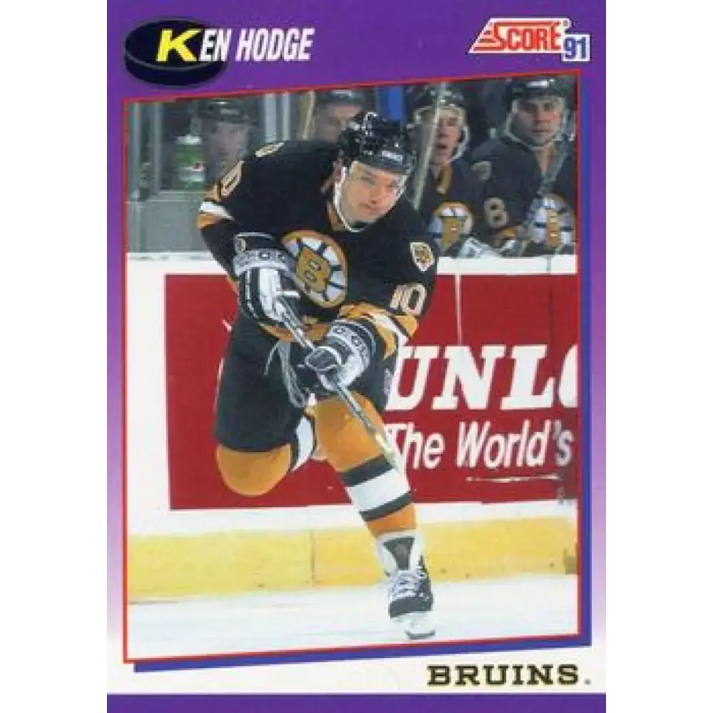 1991-92 Score American #113 Ken Hodge Jr. NM-MT Boston Bruins Hockey Card - Hockey Card Single