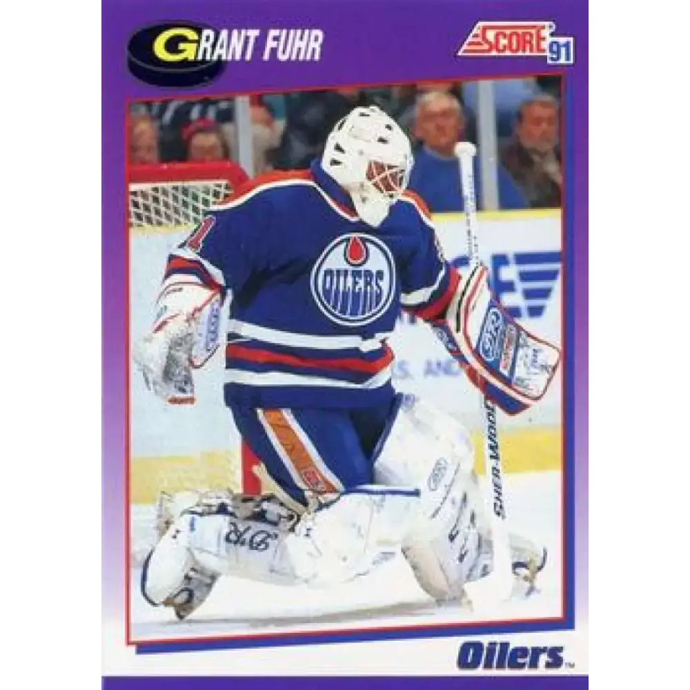 1991-92 Score American #114 Grant Fuhr NM-MT Edmonton Oilers Hockey Card