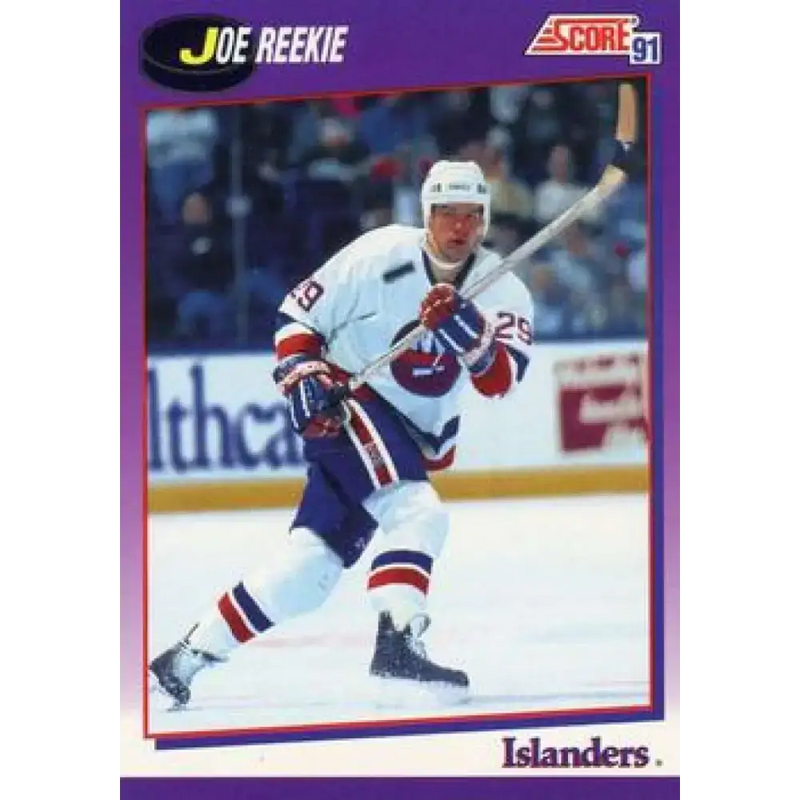 1991-92 Score American #123 Joe Reekie NM-MT New York Rangers Hockey Card - Hockey Card Single