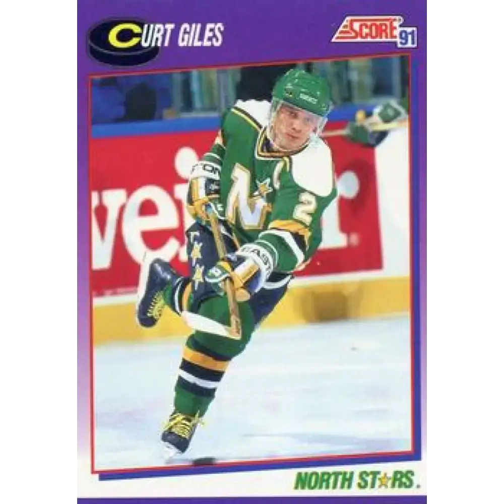1991-92 Score American #137 Curt Giles NM-MT Minnesota North Stars Hockey Card - Hockey Card Single