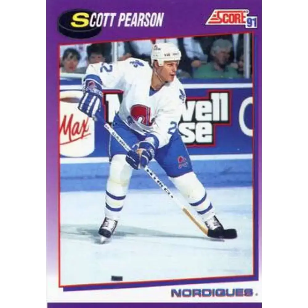 1991-92 Score American #138 Scott Pearson NM-MT Quebec Nordiques Hockey Card - Hockey Card Single