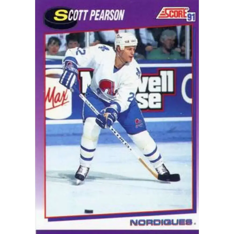 1991-92 Score American #138 Scott Pearson NM-MT Quebec Nordiques Hockey Card - Hockey Card Single