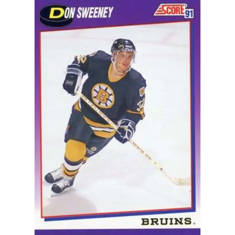 1991-92 Score American #146 Don Sweeney NM-MT Boston Bruins Hockey Card - Hockey Card Single